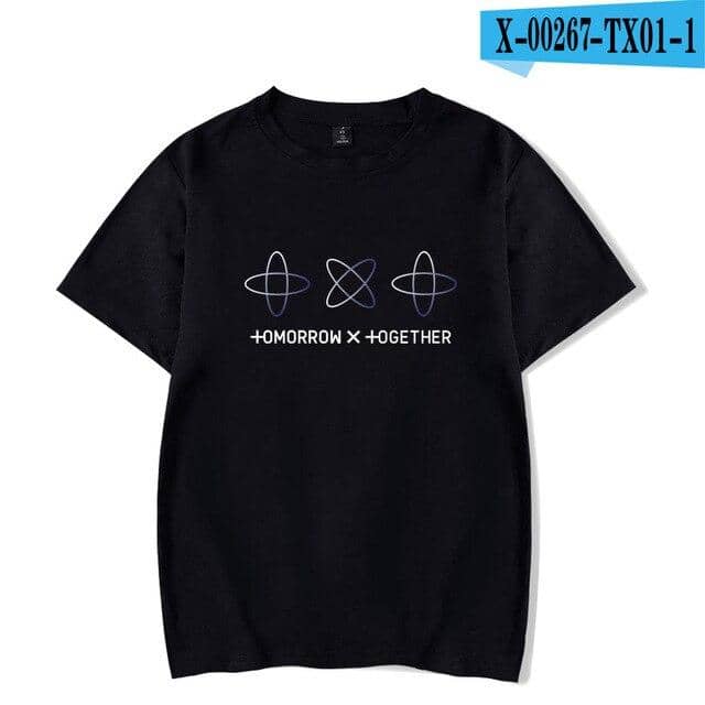 TXT T-shirt Kpop Kpop TOMORROW X TOGETHER Man Woman T-shirt Hip-Hop - Kpopshop