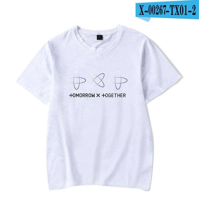 TXT T-shirt Kpop Kpop TOMORROW X TOGETHER Man Woman T-shirt Hip-Hop - Kpopshop