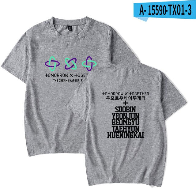 TXT T-shirt The Dream Chapterternity T-shirt Summer Comfy Tshirts For Women Hot Sale Short Sleeve Casual O-neck