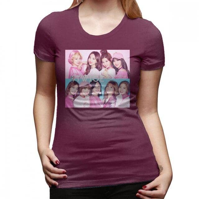 Kpop Newest Twice Bdz T-Shirt Twice Pink T Shirt New Fashion O Neck Women tshirt Silver Cotton Large size Casual Pattern Ladies Tee Shirt that you'll fall in love with. At an affordable price at KPOPSHOP, We sell a variety of Twice Bdz T-Shirt Twice Pink T Shirt New Fashion O Neck Women tshirt Silver Cotton Large size Casual Pattern Ladies Tee Shirt with Free Shipping.