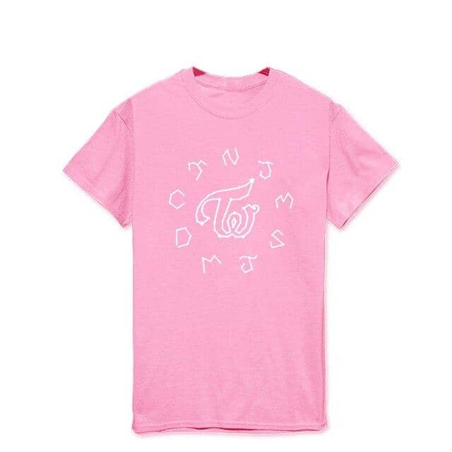 Kpop Newest Twice KPOP 201 coat Summer clothes men women Short-sleeved T-shirt Korean version black White Pink Letter printing Loose Lovers that you'll fall in love with. At an affordable price at KPOPSHOP, We sell a variety of Twice KPOP 201 coat Summer clothes men women Short-sleeved T-shirt Korean version black White Pink Letter printing Loose Lovers with Free Shipping.