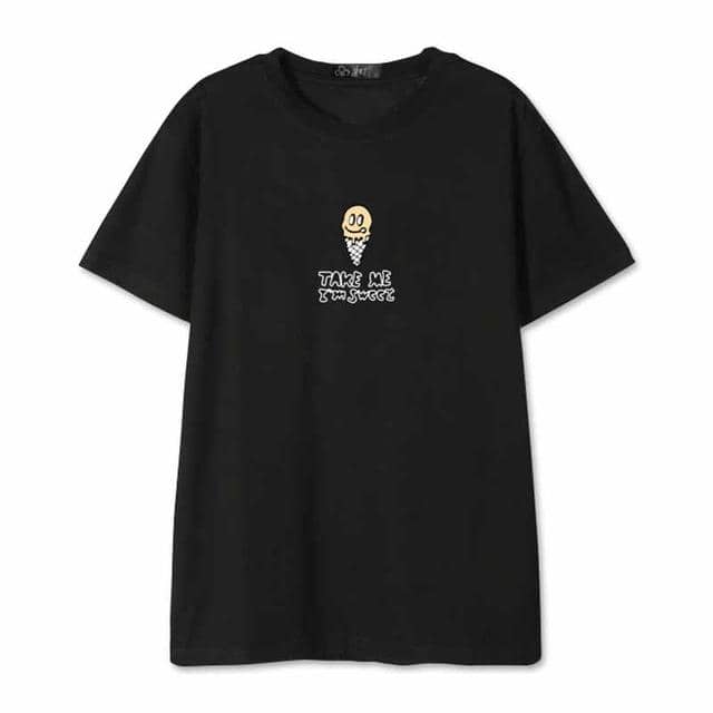 Kpop Newest Twice The Same Summer Short-sleeved T-shirt Fashion Printed Letter "TAKE ME" T-shirt Men and Women Summer Loose Casual Shirt that you'll fall in love with. At an affordable price at KPOPSHOP, We sell a variety of Twice The Same Summer Short-sleeved T-shirt Fashion Printed Letter "TAKE ME" T-shirt Men and Women Summer Loose Casual Shirt with Free Shipping.
