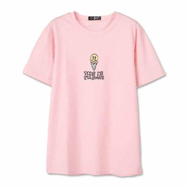 Kpop Newest Twice The Same Summer Short-sleeved T-shirt Fashion Printed Letter "TAKE ME" T-shirt Men and Women Summer Loose Casual Shirt that you'll fall in love with. At an affordable price at KPOPSHOP, We sell a variety of Twice The Same Summer Short-sleeved T-shirt Fashion Printed Letter "TAKE ME" T-shirt Men and Women Summer Loose Casual Shirt with Free Shipping.