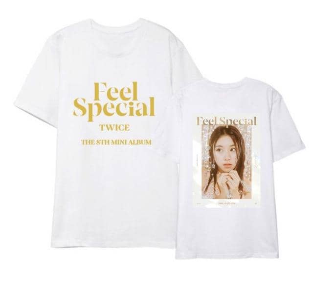 Kpop Newest Twice new album feel special same member photo printing t shirt for summer kpop unisex fashion o neck short sleeve t-shirt that you'll fall in love with. At an affordable price at KPOPSHOP, We sell a variety of Twice new album feel special same member photo printing t shirt for summer kpop unisex fashion o neck short sleeve t-shirt with Free Shipping.