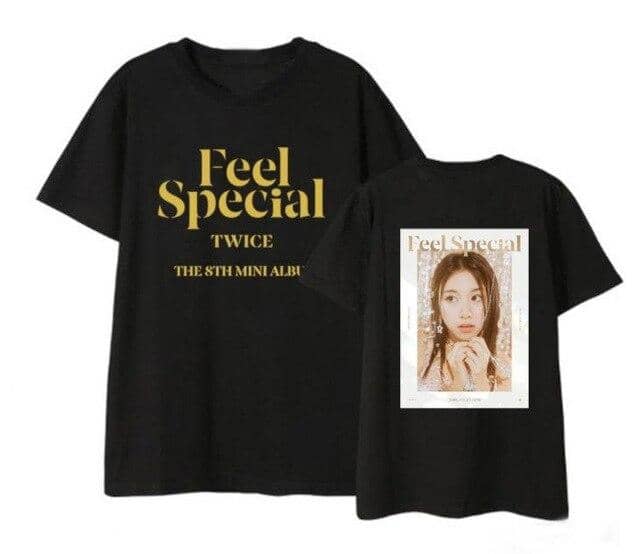Kpop Newest Twice new album feel special same member photo printing t shirt for summer kpop unisex fashion o neck short sleeve t-shirt that you'll fall in love with. At an affordable price at KPOPSHOP, We sell a variety of Twice new album feel special same member photo printing t shirt for summer kpop unisex fashion o neck short sleeve t-shirt with Free Shipping.