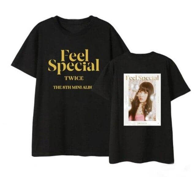 Kpop Newest Twice new album feel special same member photo printing t shirt for summer kpop unisex fashion o neck short sleeve t-shirt that you'll fall in love with. At an affordable price at KPOPSHOP, We sell a variety of Twice new album feel special same member photo printing t shirt for summer kpop unisex fashion o neck short sleeve t-shirt with Free Shipping.