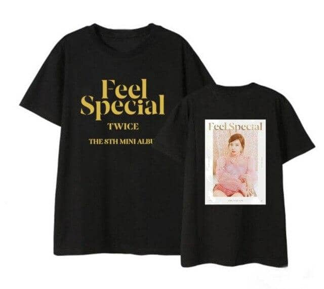 Kpop Newest Twice new album feel special same member photo printing t shirt for summer kpop unisex fashion o neck short sleeve t-shirt that you'll fall in love with. At an affordable price at KPOPSHOP, We sell a variety of Twice new album feel special same member photo printing t shirt for summer kpop unisex fashion o neck short sleeve t-shirt with Free Shipping.