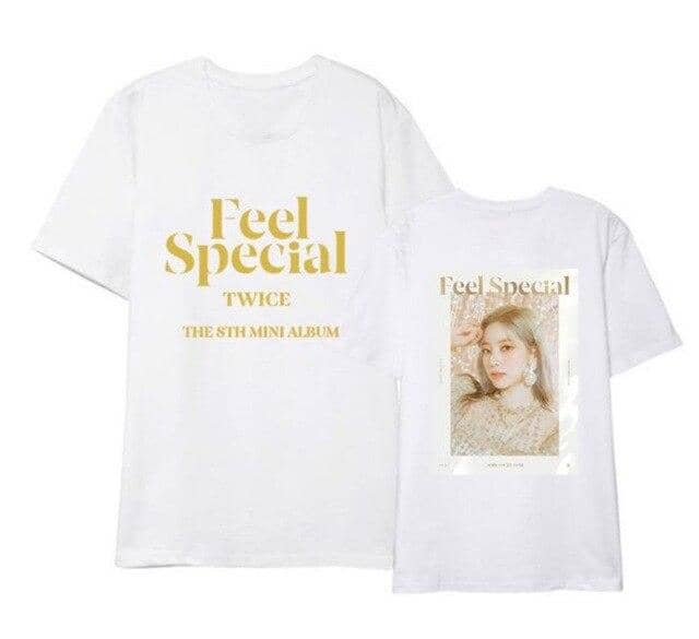 Kpop Newest Twice new album feel special same member photo printing t shirt for summer kpop unisex fashion o neck short sleeve t-shirt that you'll fall in love with. At an affordable price at KPOPSHOP, We sell a variety of Twice new album feel special same member photo printing t shirt for summer kpop unisex fashion o neck short sleeve t-shirt with Free Shipping.