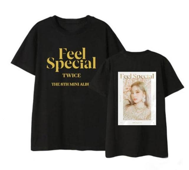Kpop Newest Twice new album feel special same member photo printing t shirt for summer kpop unisex fashion o neck short sleeve t-shirt that you'll fall in love with. At an affordable price at KPOPSHOP, We sell a variety of Twice new album feel special same member photo printing t shirt for summer kpop unisex fashion o neck short sleeve t-shirt with Free Shipping.