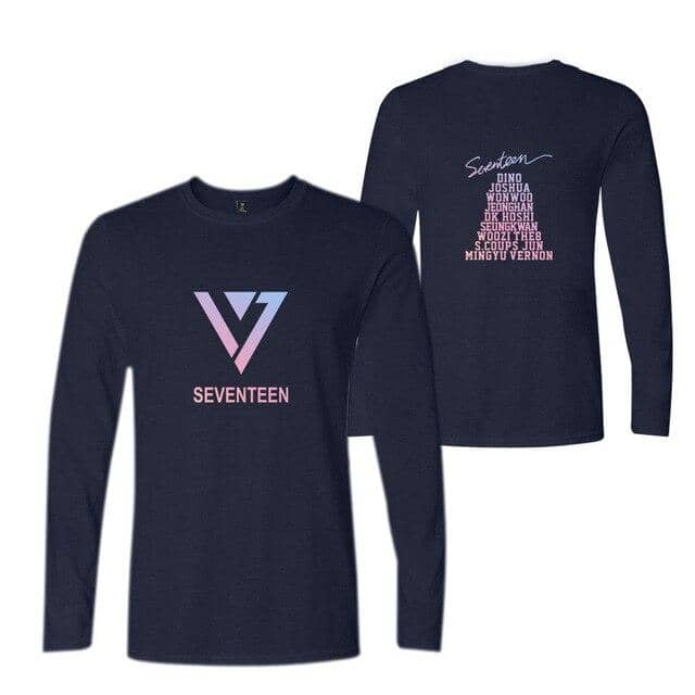 Kpop Newest WBDDT Seventeen T-shirt Long Sleeve Women Letters Top Female Autumn Cotton New Arrive Pullover Shirts Clothes Drop Shipping that you'll fall in love with. At an affordable price at KPOPSHOP, We sell a variety of WBDDT Seventeen T-shirt Long Sleeve Women Letters Top Female Autumn Cotton New Arrive Pullover Shirts Clothes Drop Shipping with Free Shipping.