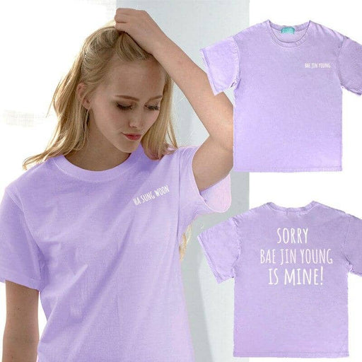 Kpop Newest Wanna one KPOP Korean version summer Short-sleeved T-shirt Pure color fashion Simple purple Letter printing Loose Women Lovers that you'll fall in love with. At an affordable price at KPOPSHOP, We sell a variety of Wanna one KPOP Korean version summer Short-sleeved T-shirt Pure color fashion Simple purple Letter printing Loose Women Lovers with Free Shipping.