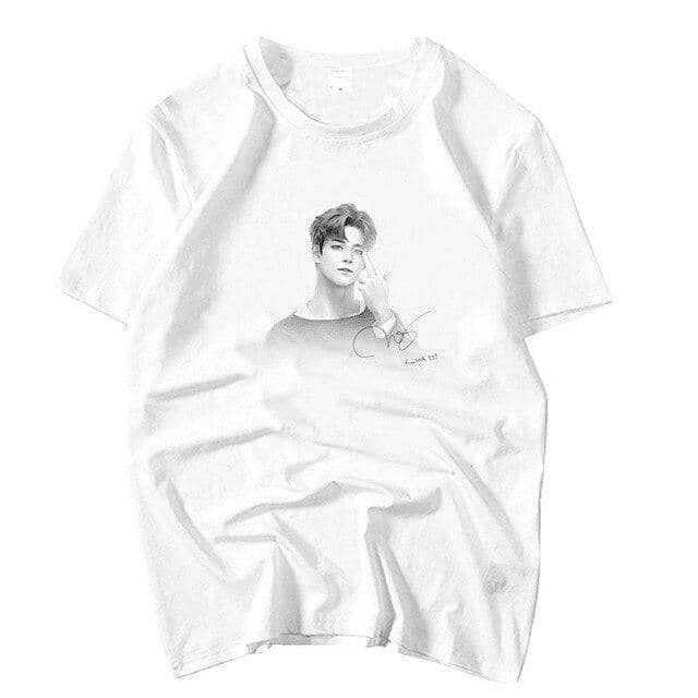 Kpop Newest Wanna one member hand drawing and signature printing o neck short sleeve t shirt summer kpop unisex white loose t-shirt that you'll fall in love with. At an affordable price at KPOPSHOP, We sell a variety of Wanna one member hand drawing and signature printing o neck short sleeve t shirt summer kpop unisex white loose t-shirt with Free Shipping.