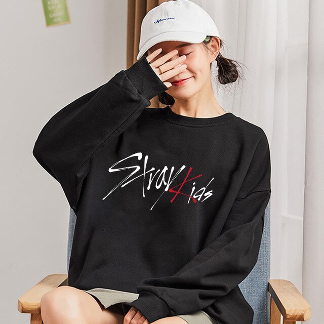 Pullover Sweatshirt tshirts for Women Stray Kids Kpop Hoodie MIROH Sweatshirt  Bluza Damska - Kpopshop