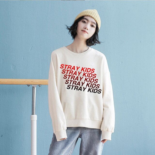 Pullover Sweatshirt tshirts for Women Stray Kids Kpop Hoodie MIROH Sweatshirt  Bluza Damska - Kpopshop