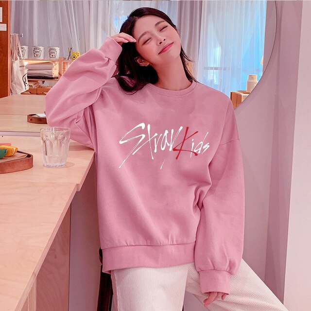Pullover Sweatshirt tshirts for Women Stray Kids Kpop Hoodie MIROH Sweatshirt  Bluza Damska - Kpopshop