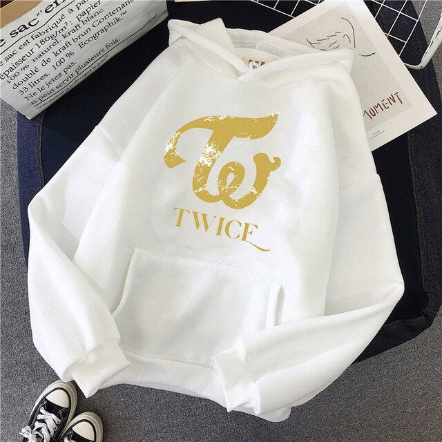 Woman Sweatshirt Twice MORE & MORE Hoodies Women Clothing