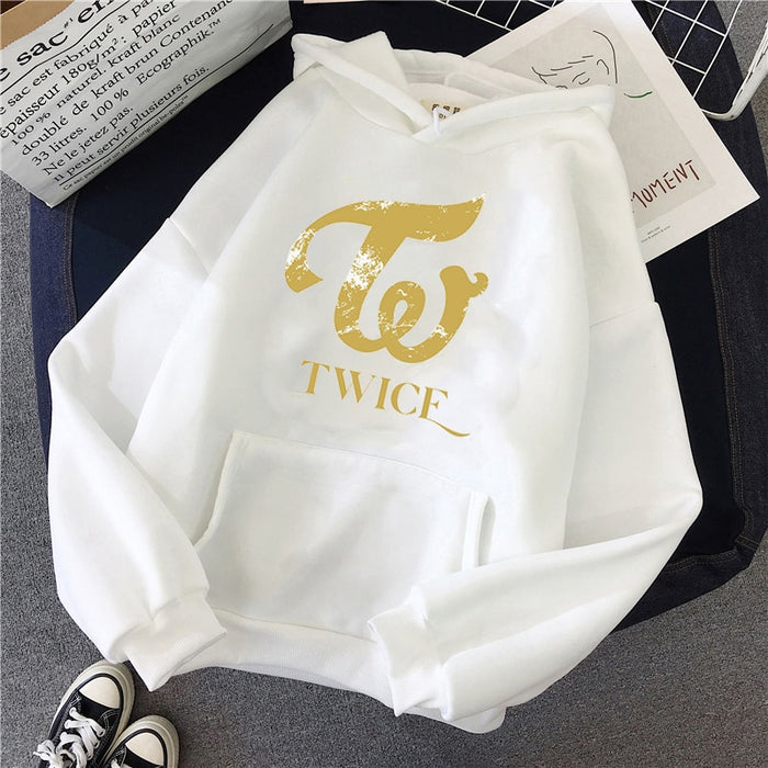 Woman Sweatshirt Twice MORE & MORE Hoodies Women Clothing