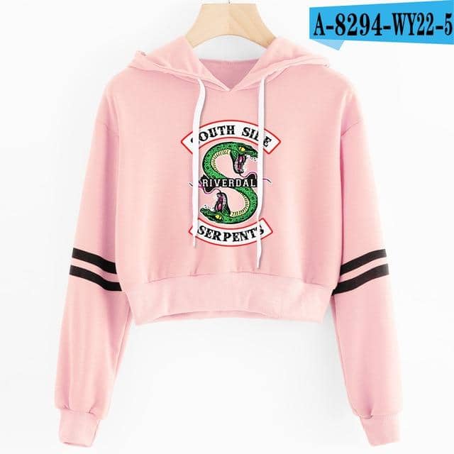 Kpop Newest Women sexy crop top hoodies RIVERDALE Southside Serpent Print harajuku Spring hot sale casual hoodies sweatshirts plus size that you'll fall in love with. At an affordable price at KPOPSHOP, We sell a variety of Women sexy crop top hoodies RIVERDALE Southside Serpent Print harajuku Spring hot sale casual hoodies sweatshirts plus size with Free Shipping.