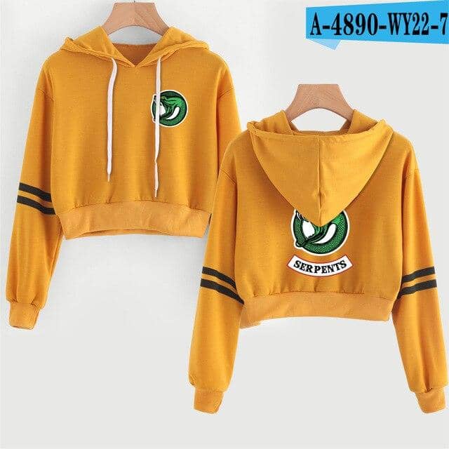 Kpop Newest Women sexy crop top hoodies RIVERDALE Southside Serpent Print harajuku Spring hot sale casual hoodies sweatshirts plus size that you'll fall in love with. At an affordable price at KPOPSHOP, We sell a variety of Women sexy crop top hoodies RIVERDALE Southside Serpent Print harajuku Spring hot sale casual hoodies sweatshirts plus size with Free Shipping.