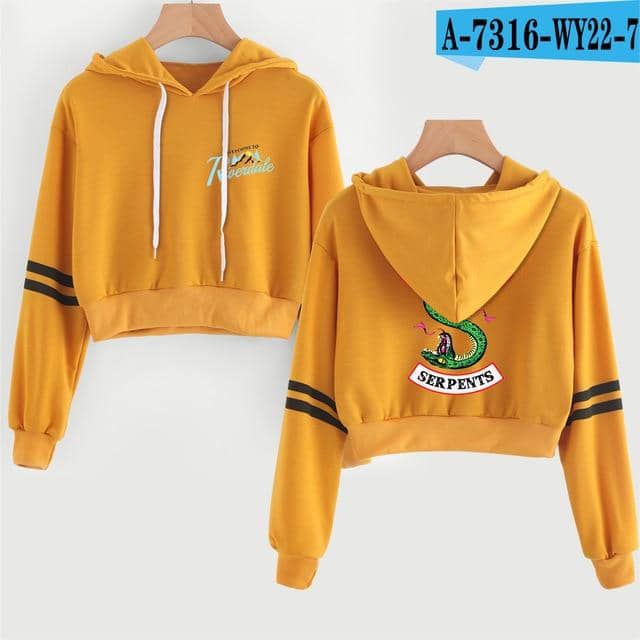 Kpop Newest Women sexy crop top hoodies RIVERDALE Southside Serpent Print harajuku Spring hot sale casual hoodies sweatshirts plus size that you'll fall in love with. At an affordable price at KPOPSHOP, We sell a variety of Women sexy crop top hoodies RIVERDALE Southside Serpent Print harajuku Spring hot sale casual hoodies sweatshirts plus size with Free Shipping.