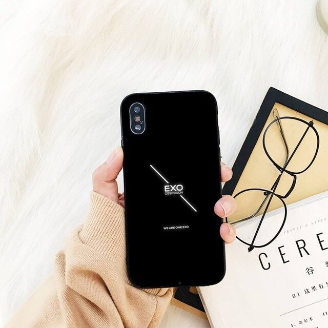 EXO Phone Case For iPhone 11 8 7 6 6S Plus X XS MAX 5 5S se 2020 11 12pro max iPhone XR case