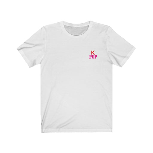 High-Quality Pink Kpop Logo Badge Unisex T-Shirt - Kpopshop