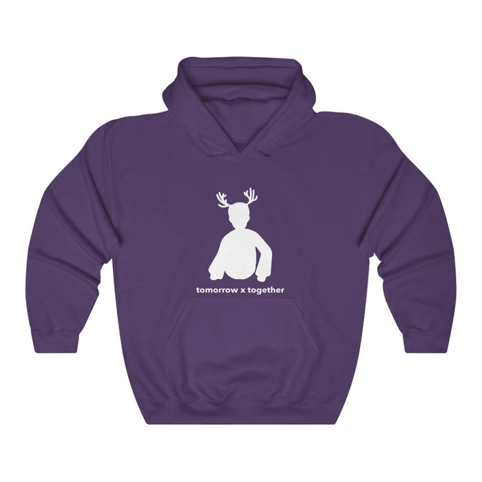 Txt White Background Hoodie - TXT Hoodies - TOMORROW X TOGETHER Pullover Hoodie