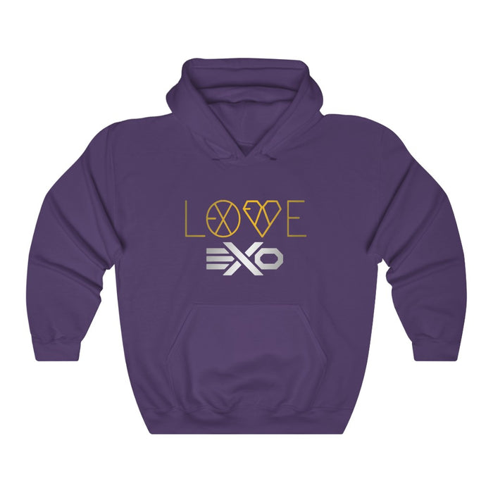 EXO Love Hoodie - EXO Hoodies - Kpop Pullover Hoodie