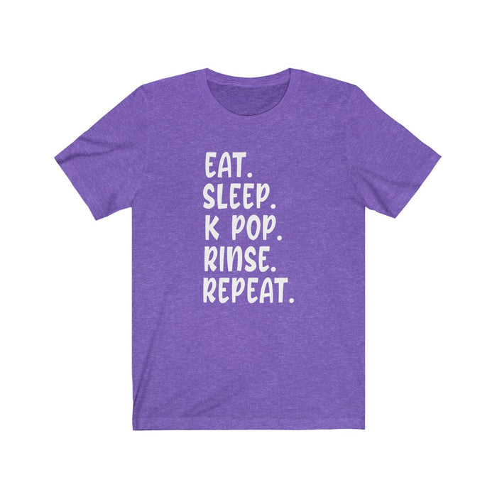 Eat Sleep K Pop Rinse Repeat T-Shirt - Trendy Kpop T-shirts - Kpop Classic T-Shirt