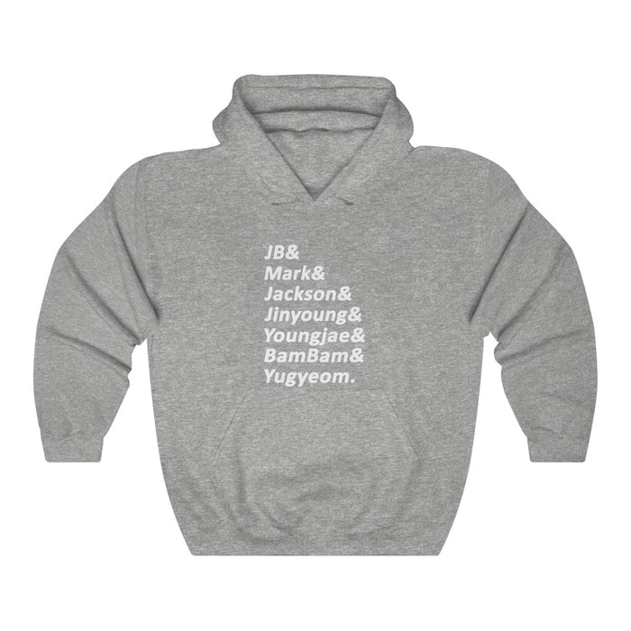 GOT7 Jb& Mark& Jackson& Jinyoung& Youngjae& BamBam& Yugyeom Hoodie - GOT7 Hoodies - Kpop Pullover Hoodie