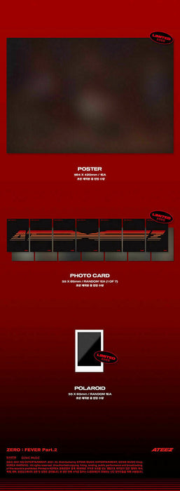 Kpop Album- ATEEZ - ZERO : FEVER Part.2