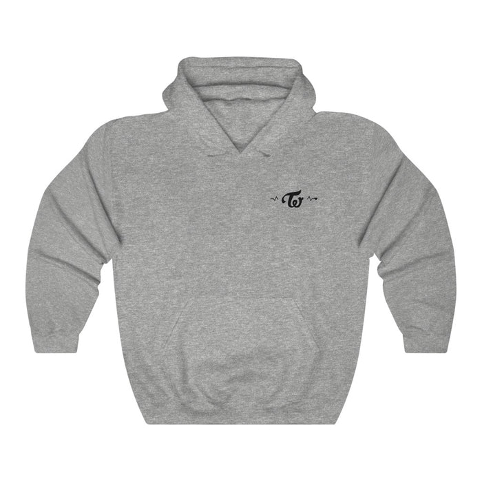 Twice Logo Heart To Love Hoodie - Twice Hoodies - New Twice Pullover Hoodie
