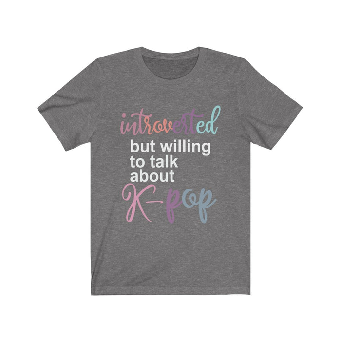 Interested But Willing To Talk About K-Pop T-Shirt - Trendy Kpop T-shirts - Kpop Classic T-Shirt