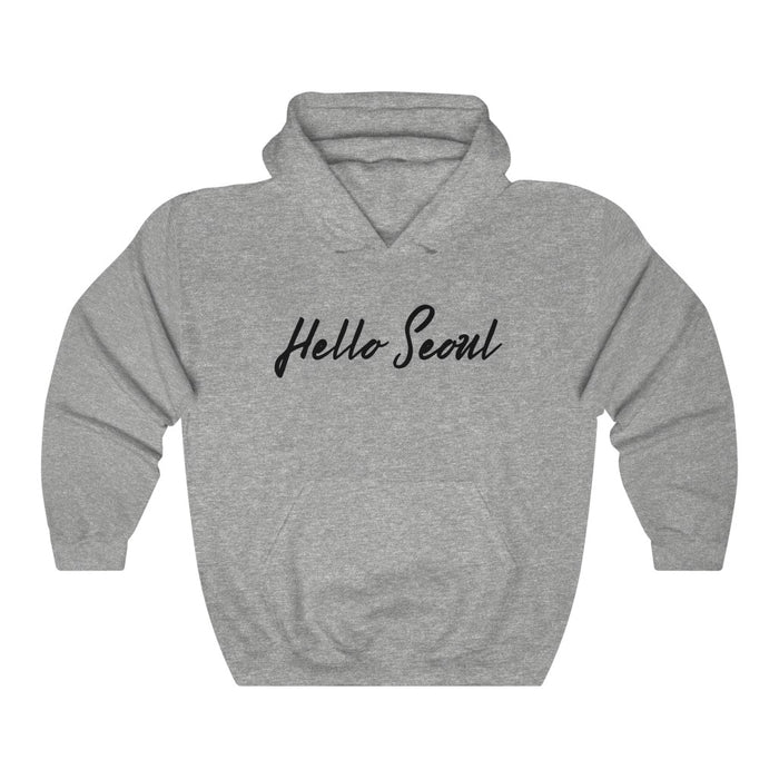 Hello Seoul Hoodie - Trendy Winter Kpop Hoodies Kpop Fashion - Kpop Hooded Sweater