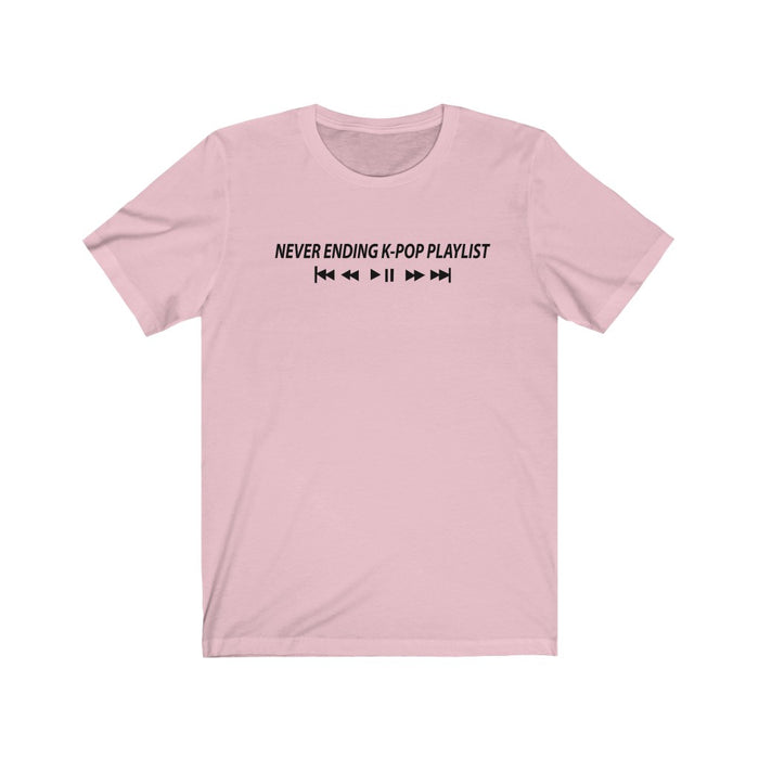 Never Ending K-Pop Playlist T-Shirt - Trendy Kpop T-shirts - Kpop Classic T-Shirt