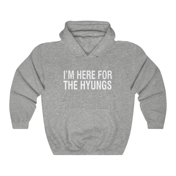 I'm Here For The Hyungs Hoodie - Trendy Winter Kpop Hoodies Kpop Fashion - Kpop Hooded Sweater