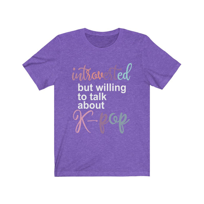 Interested But Willing To Talk About K-Pop T-Shirt - Trendy Kpop T-shirts - Kpop Classic T-Shirt