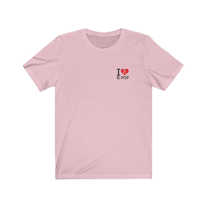 I Love Kpop Badge Unisex T-Shirt - Kpopshop