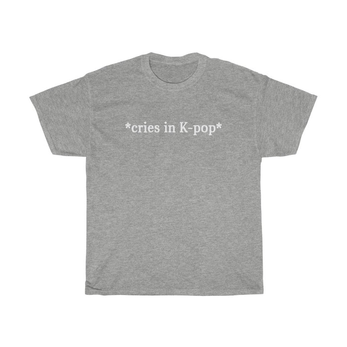 Cries In K-Pop T-Shirt - Trendy Kpop T-shirts - Kpop Classic T-Shirt