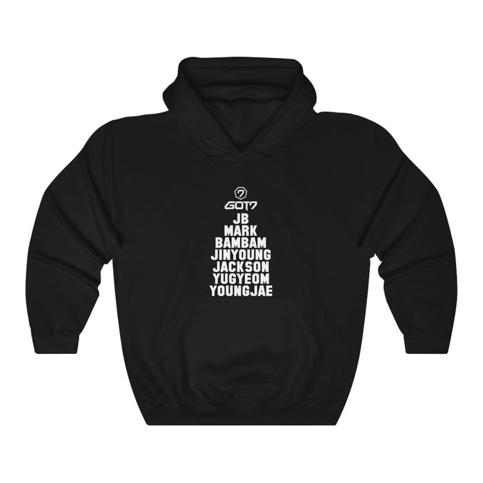 GOT7 Jb Mark Bambam Jinyoung Jackson Yugyeom Youngjae Hoodie - GOT7 Hoodies - Kpop Pullover Hoodie