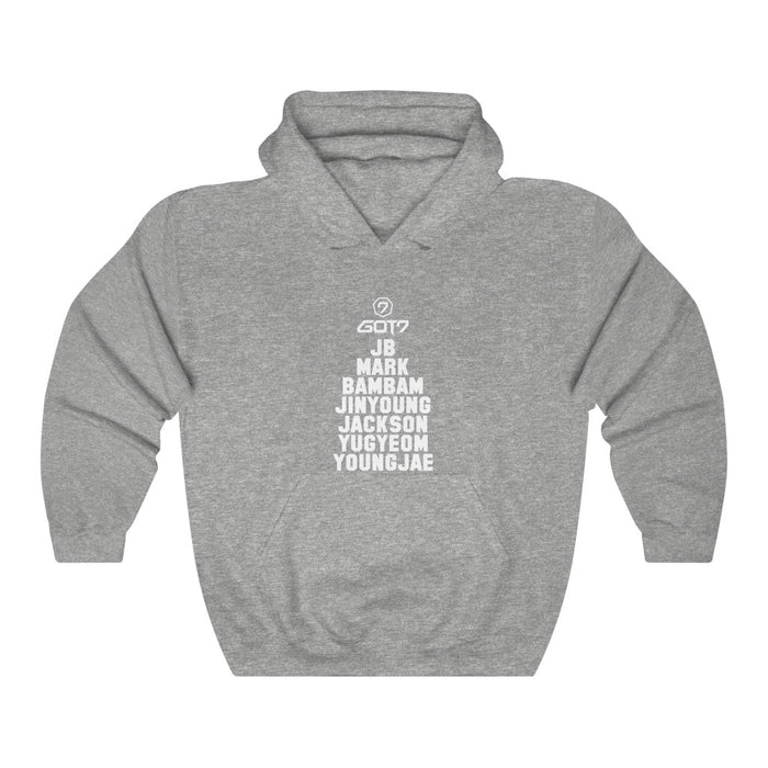 GOT7 Jb Mark Bambam Jinyoung Jackson Yugyeom Youngjae Hoodie - GOT7 Hoodies - Kpop Pullover Hoodie