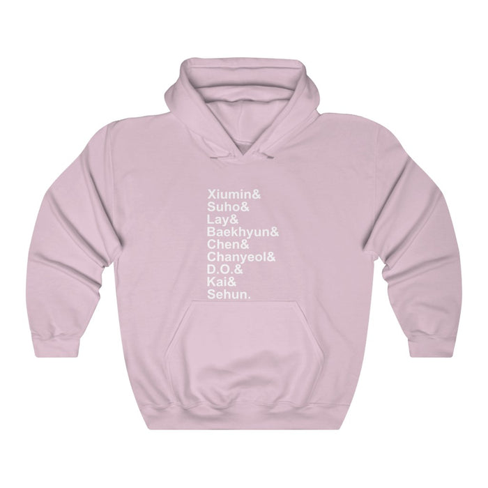 EXO Xiumin & Suho & Baekhyun& Chen& Chanyeol& Do & Kai& Sehun Hoodie - EXO Hoodies - Kpop Pullover Hoodie