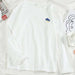 Kpopshop Originals - T-shirts Rainbow Striped Soft Loose Embroidery T-shirt  (5) - Kpopshop