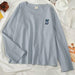 Kpopshop Originals - T-shirts Rainbow Striped Soft Loose Embroidery T-shirt  (5) - Kpopshop