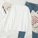 Kpopshop Originals - T-shirts Rainbow Striped Soft Loose Embroidery T-shirt  (5) - Kpopshop