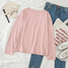 Kpopshop Originals - T-shirts Rainbow Striped Soft Loose Embroidery T-shirt  (5) - Kpopshop
