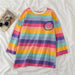 Kpopshop Originals - T-shirt Women Hip-hop Tees Korean Style letter T-shirts Girls black white tops - Kpopshop