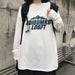 Kpopshop Originals - T-shirt Women Hip-hop Tees Korean Style letter T-shirts Girls black white tops - Kpopshop