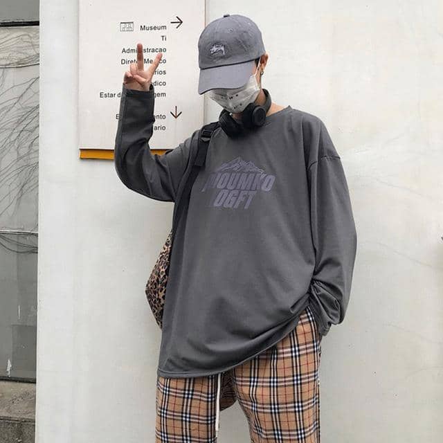 Kpopshop Originals - T-shirt Women Hip-hop Tees Korean Style letter T-shirts Girls black white tops - Kpopshop