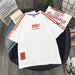 Kpopshop Originals - T-shirt Women Hip-hop Tees Korean Style letter T-shirts Girls black white tops - Kpopshop
